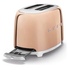 Smeg TSF01RGUK 2 Slice Toaster - Rose Gold