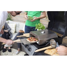 La Hacienda Stainless Steel BBQ Pizza Oven