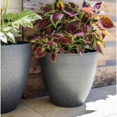 Kelkay Terrazzo Egg Planter - Grey Kelkay Terrazzo Egg Planter - Grey