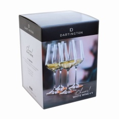 Dartington Cheers! White Wine 350Ml Set Of 4