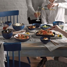 Denby Imperial Blue Coupe Cereal Bowl