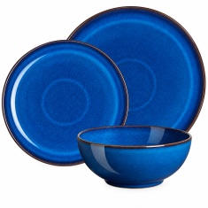 Denby Imperial Blue 12 Piece Coupe Set