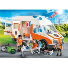 Playmobil 70049 City Life Ambulance With Lights And Sound