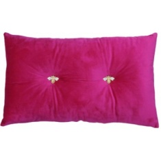 Riva Bumble Cushion 30x50cm - Fuchsia