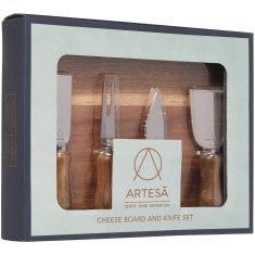 Artesa Artes Acacia Wood Cheese Set