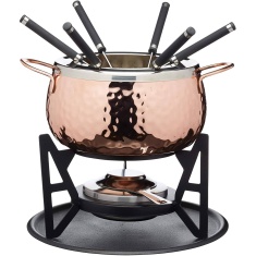 Artesa Artes Copper Finish Fondue Set Artesa Artes Copper Finish Fondue Set