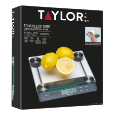 Taylor Pro Touchless Tare Glass Scale 14.4kg