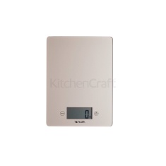 Taylor Pro Glass Digital Kitchen Scale 5kg Copper Taylor Pro Glass Digital Kitchen Scale 5kg Copper