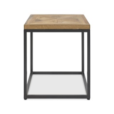 Vancouver Rustic Oak Lamp Table