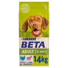Beta Adult Dog Turkey & Lamb Dog Food - 14kg