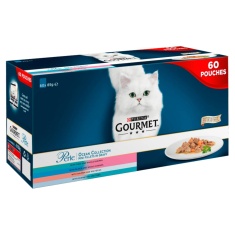 Gourmet Perle Ocean Collection Pack Cat Food - 60 x 85g Gourmet Perle Ocean Collection Pack Cat Food - 60 x 85g