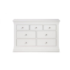 Julian Bowen Clermont 4+3 Drawer Bedside Chest