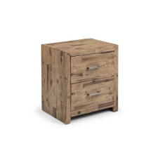 Julian Bowen Hoxton 2 Drawer Bedside Table