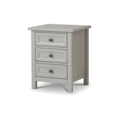 Julian Bowen Maine 3 Drawer Bedside Table