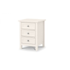 Julian Bowen Maine 3 Drawer Bedside Table