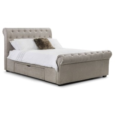 Julian Bowen Ravello Fabric Storage Bed With Drawers