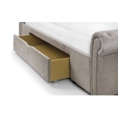 Julian Bowen Ravello Fabric Storage Bed With Drawers