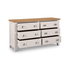 Julian Bowen Richmond 6 Drawer Wide Chest