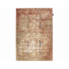 Mastercraft Alhambra Machine Made Rug - 6645C Ivory - Cream/Red