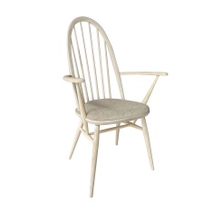 Ercol Upholstered Quaker Dining Armchair
