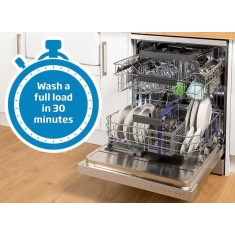 Beko DIN15C20 Integrated Full Size Dishwasher - 14 Place Settings