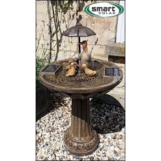 Smart Solar Duck Family Solar Water Feature