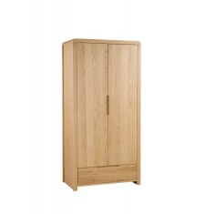 Julian Bowen Curve 2 Door 1 Drawer Wardrobe Julian Bowen Curve 2 Door 1 Drawer Wardrobe