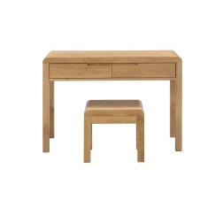 Julian Bowen Curve 2 Drawer Dressing Table & Stool Julian Bowen Curve 2 Drawer Dressing Table & Stool