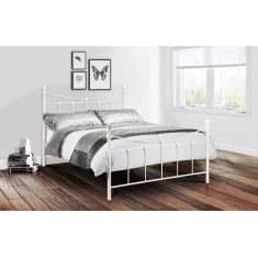 Julian Bowen Rebecca Bed Frame White 150cm Julian Bowen Rebecca Bed Frame White 150cm