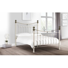 Julian Bowen Victoria Bed Stone White