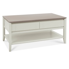 Brampton Grey Coffee Table With Drawer