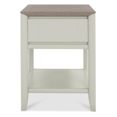 Brampton Grey Lamp Table With Drawer