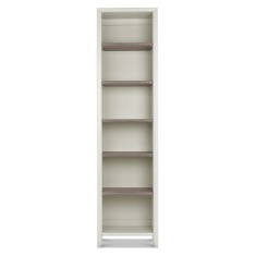 Brampton Grey Narrow Bookcase