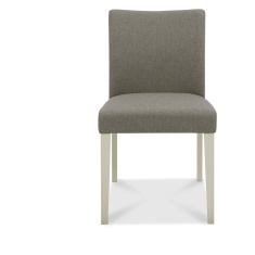 Brampton Grey Upholstered Fabric Chair (Pair)