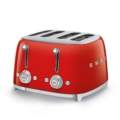 Smeg TSF03RDUK 4 Slice Toaster - Red