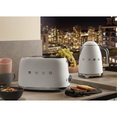 Smeg TSF01WHMUK 2 Slice Toaster - Matte White