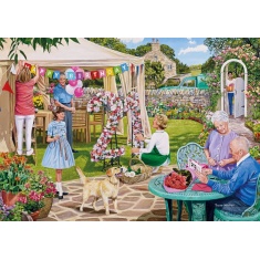 Gibsons The Florist's Round 4X500pc Puzzle