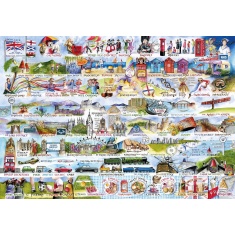 Gibsons Cream TeasQueuing 2000pc Puzzle