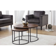 Julian Bowen Bellini Round Nesting Coffee Table