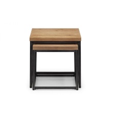 Julian Bowen Brooklyn Oak Nesting Lamp Tables