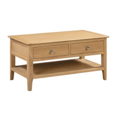 Julian Bowen Cotswold Coffee Table With 2 Drawers
