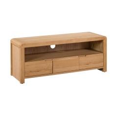 Julian Bowen Curve Oak TV Unit