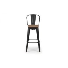 Julian Bowen Grafton Metal Bar Stool