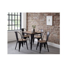 Julian Bowen Grafton Metal Chair