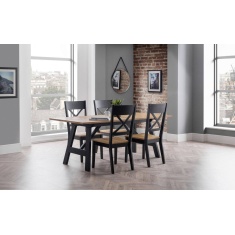 Julian Bowen Hockley Chair Black/Oak