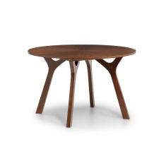 Julian Bowen Huxley Round Table Walnut