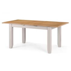 Julian Bowen Richmond Extending Dining Table - Elephant Grey/Pale Oak