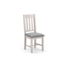 Julian Bowen Richmond Dining Chair - Elephant Grey/Pale Oak