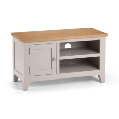 Julian Bowen Richmond TV Unit - Elephant Grey/Pale Oak