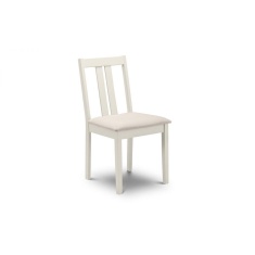 Julian Bowen Rufford Chair Ivory